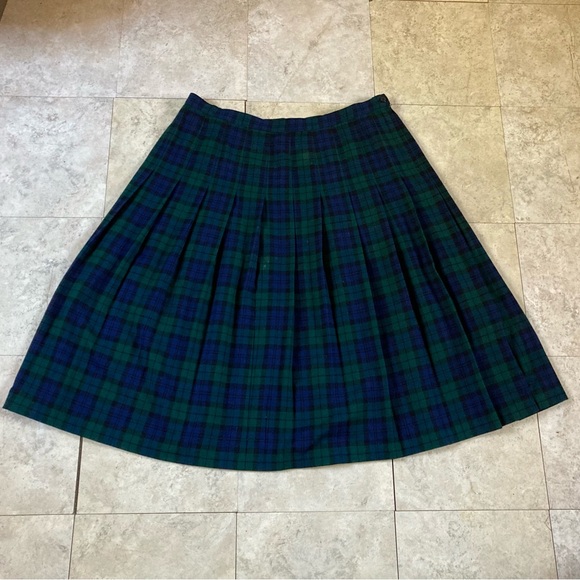 Vintage Pendleton Blazer & Skirt Set Plaid Virgin Wool Women's 2-Set - Picture 8 of 14